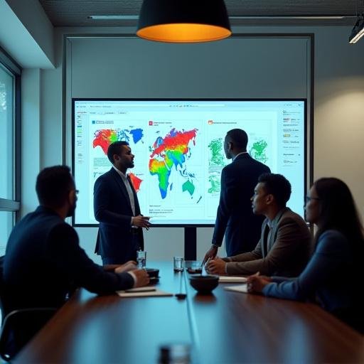 Professional team collaborating in a modern Johannesburg office